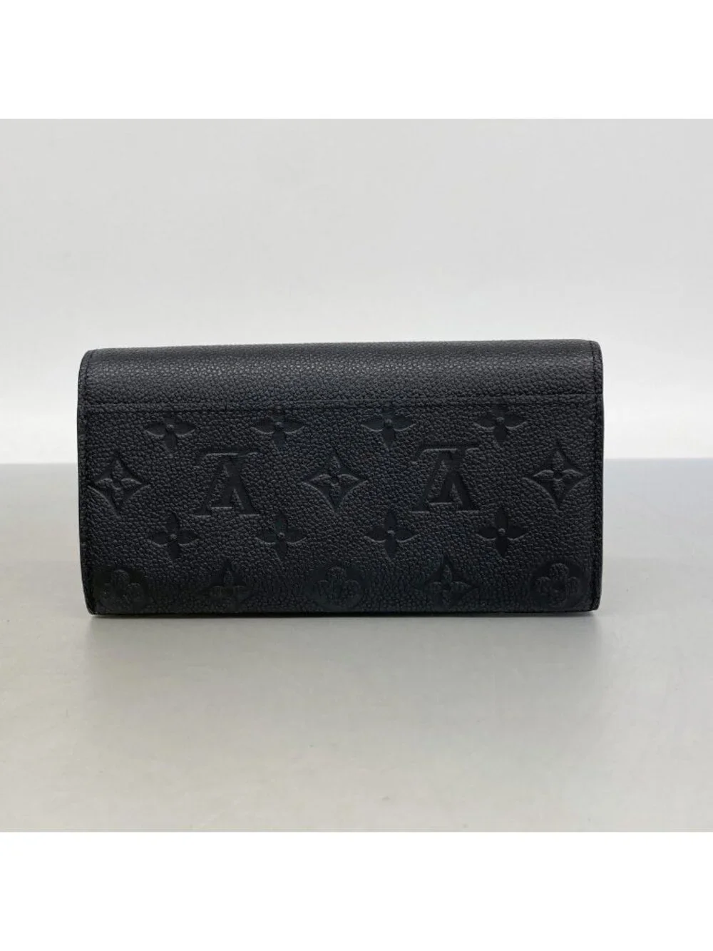 Louis Vuitton Wallet Monogram Empreinte Portefeuille Sarah Noir